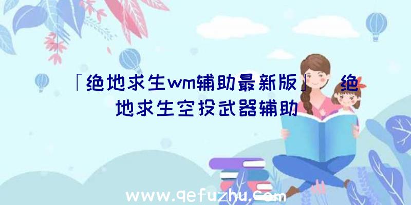 「绝地求生wm辅助最新版」|绝地求生空投武器辅助